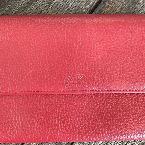 Ann Klein Leather Travel/Document Case aeauC - Picture 2 of 7
